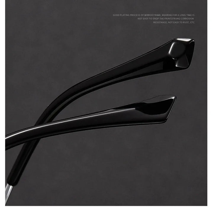 Kocolior Unisex Full Rim Square Alloy Hyperopic Reading Glasses 38010 — view 4 | Kocolior at FuzWeb