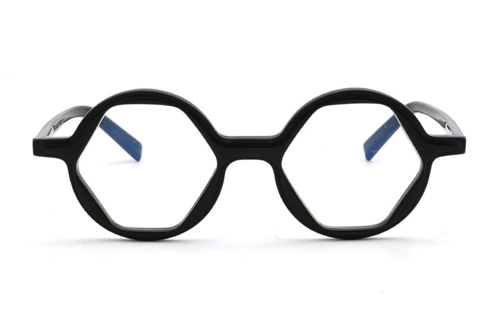 Muzz Mens Full Rim Polygon Acetate Eyeglasses Pes8.