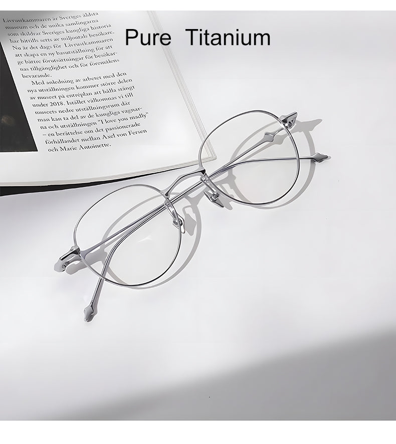 Krasivyy Unisex Full Rim Square Titanium Eyeglasses 14618 — view 1 | Krasivyy at FuzWeb