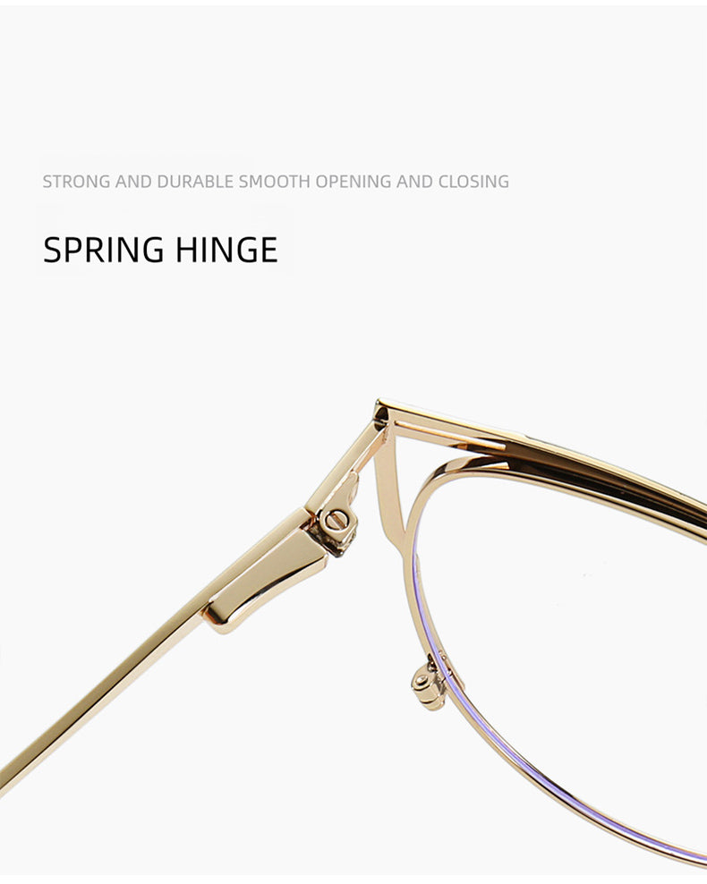 Kansept Womens Full Rim Round Cat Eye Alloy Reading Glasses 556984 — view 2 | Kansept at FuzWeb