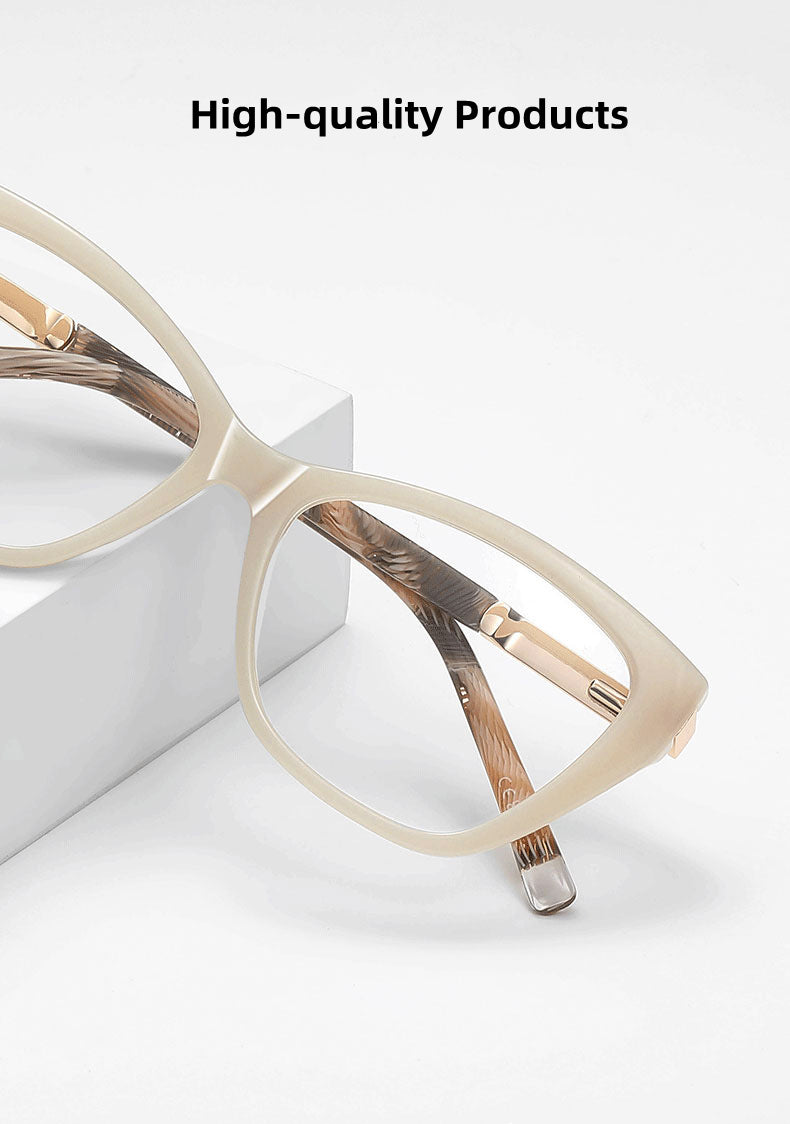 Kocolior Womens Full Rim Cat Eye Acetate Photochromic Reading Glasses 72209 — view 2 | Kocolior at FuzWeb