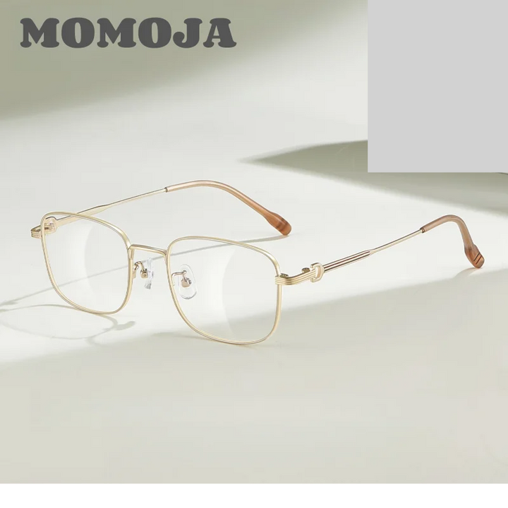Momoja Unisex Full Rim Square Alloy Eyeglasses 758232
