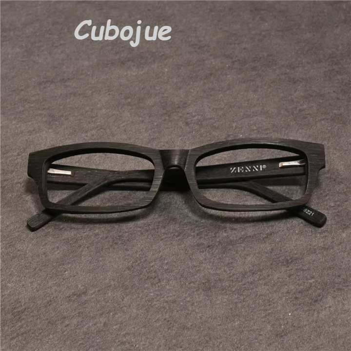 Cubojue Women's Full Rim Square Tr 90 Titanium Reading Glasses 51302