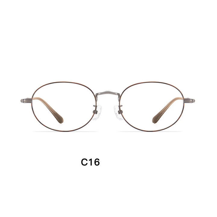 Gmei Optical 58301 unisex oval alloy prescription eyeglasses — view 8