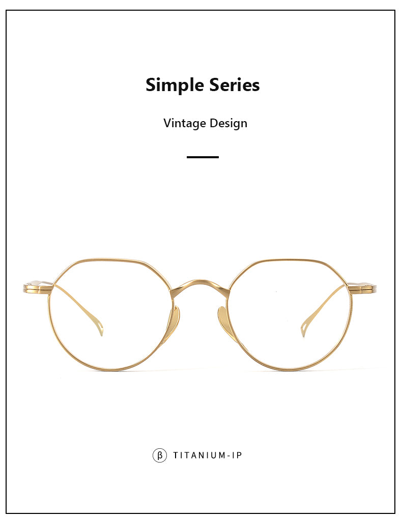 Oveliness Womens Full Rim Polygon Titanium Eyeglasses Clip On Sunglasses 29916 — view 2 | Oveliness at FuzWeb