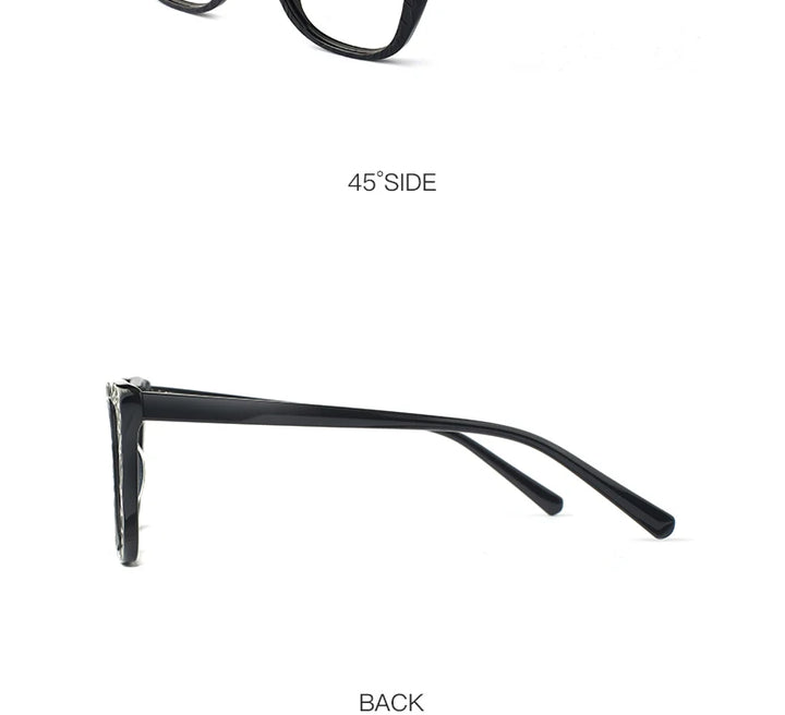 Hotochki Womens Full Rim Cat Eye TR-90 Resin Acetate Frame Eyeglasses Z508 — view 20 | Hotochki at FuzWeb