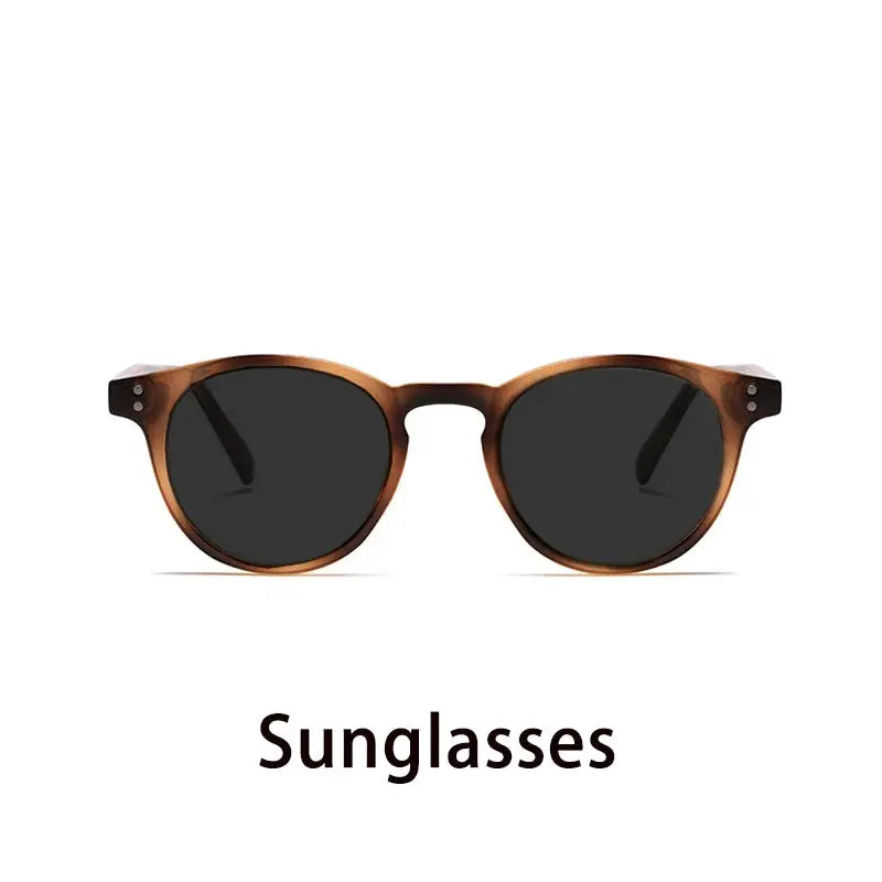 Kocolior Unisex Full Rim Round Acetate Hyperopic Reading Glasses 3313.