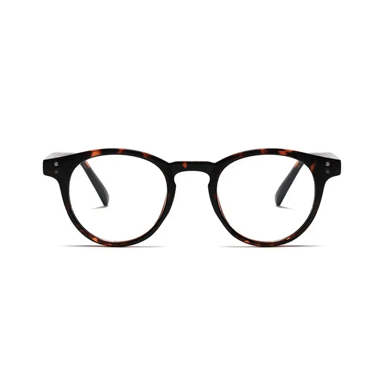 Kocolior Unisex Full Rim Round Acetate Hyperopic Reading Glasses 3313.