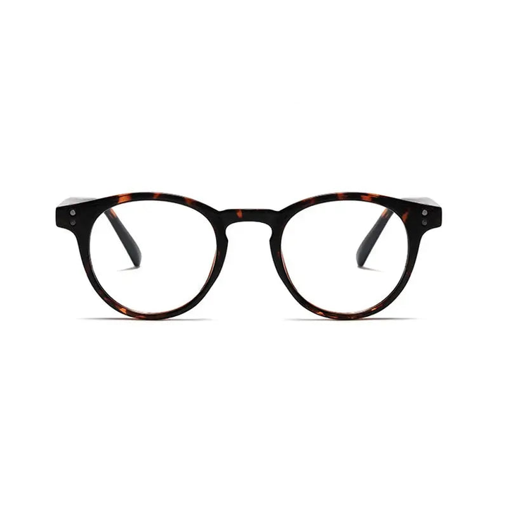 Kocolior Unisex Full Rim Round Acetate Hyperopic Reading Glasses 3313.