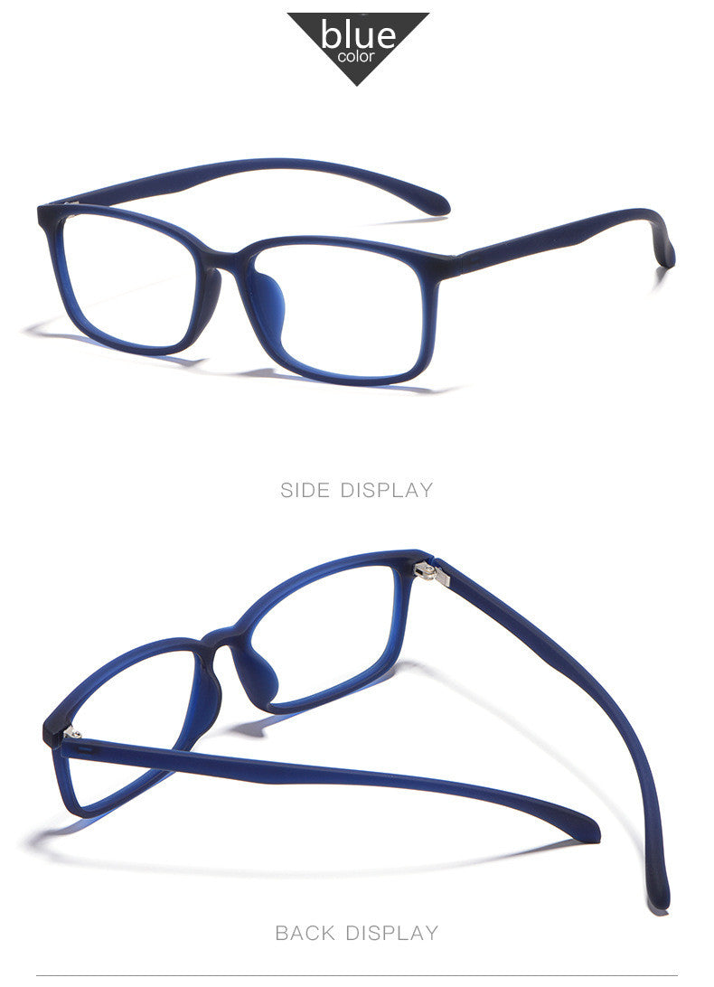 Kocolior Unisex Full Rim Square Tr 90 Hyperopic Reading Glasses 98007 — view 13 | Kocolior at FuzWeb