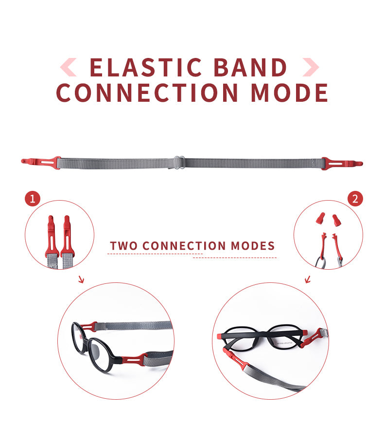 Secg Unisex Youth Full Rim Square Tr 90 Silicone Eyeglasses 5083 — view 5 | Secg at FuzWeb