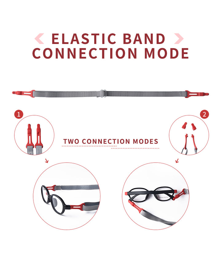 Secg Unisex Youth Full Rim Square Tr 90 Silicone Eyeglasses 5083 — view 5 | Secg at FuzWeb