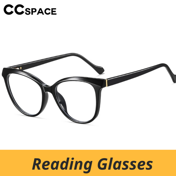 CCspace Women's Full Rim Square Tr 90 Alloy Reading Glasses 311153