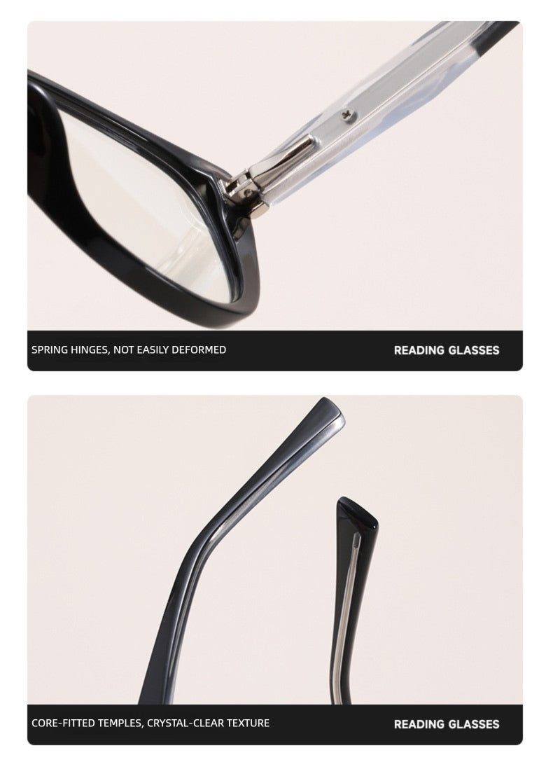 Kansept Womens Full Rim Oval Cat Eye Tr 90 Alloy Reading Glasses 527011 — view 2 | Kansept at FuzWeb