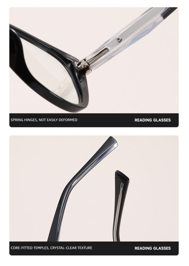Kansept Womens Full Rim Oval Cat Eye Tr 90 Alloy Reading Glasses 527011 — view 2 | Kansept at FuzWeb