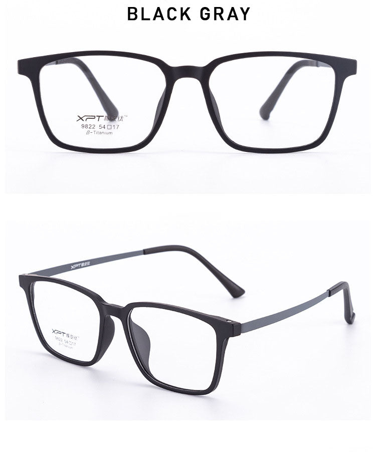 Kansept Unisex Full Rim Square Tr 90 Titanium Frames 982200 FuzWeb