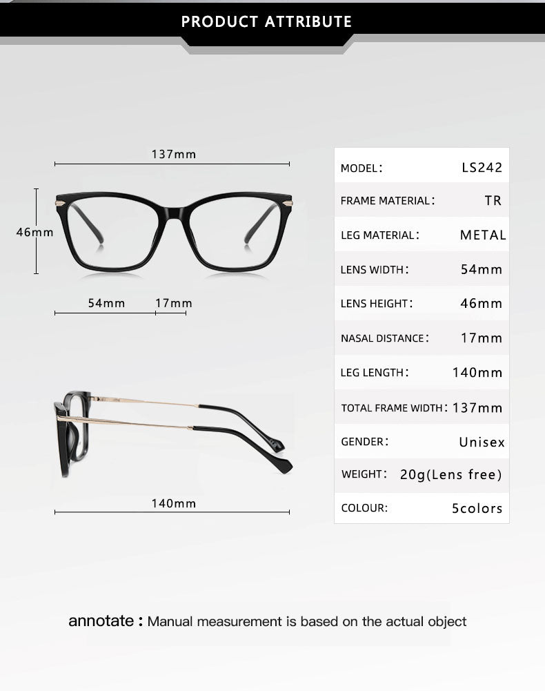 Vicky Womens Full Rim Square Tr 90 Alloy Reading Glasses 631242 — view 1 | Vicky at FuzWeb