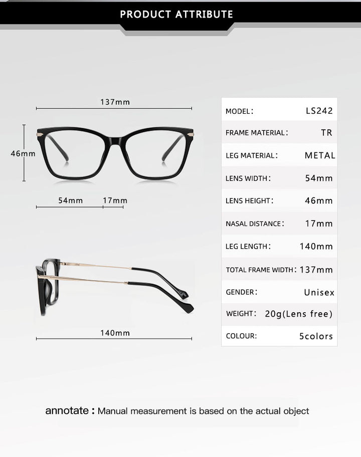 Vicky Womens Full Rim Square Tr 90 Alloy Reading Glasses 631242 — view 1 | Vicky at FuzWeb