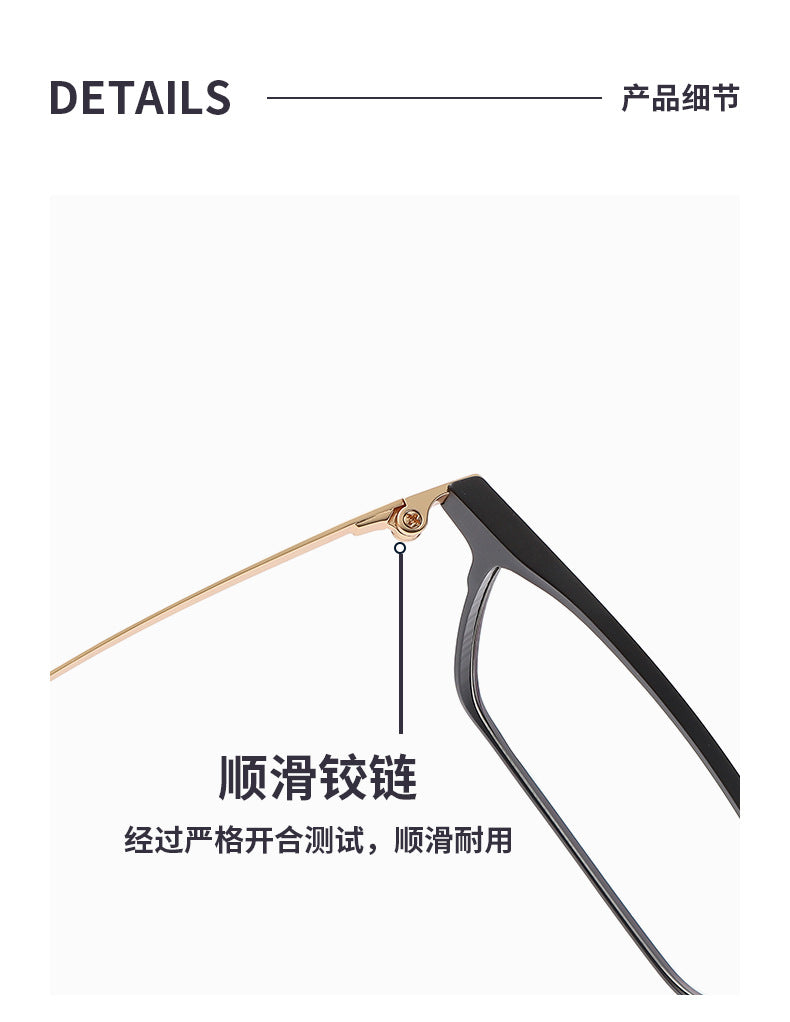 Reven Jate Unisex Full Rim Square Titanium Eyeglasses 669011 — view 2 | Reven Jate at FuzWeb
