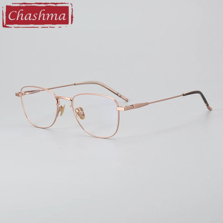 Chashma Unisex Full Rim Polygon Square Titanium Eyeglasses 887465