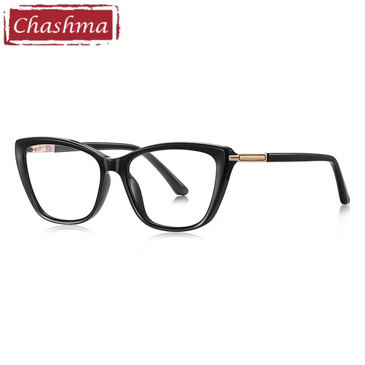 Chashma Ottica Women's Full Rim Cat Eye Tr 90 Titanium Eyeglasses 22334