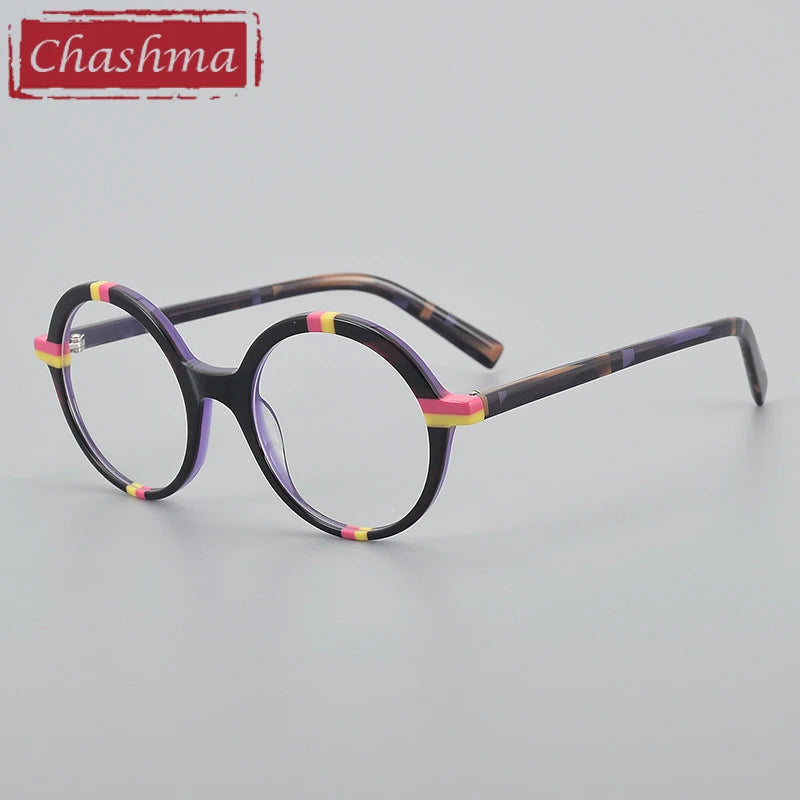 Chashma Women's Full Rim Round Acetate Eyeglasses 778248