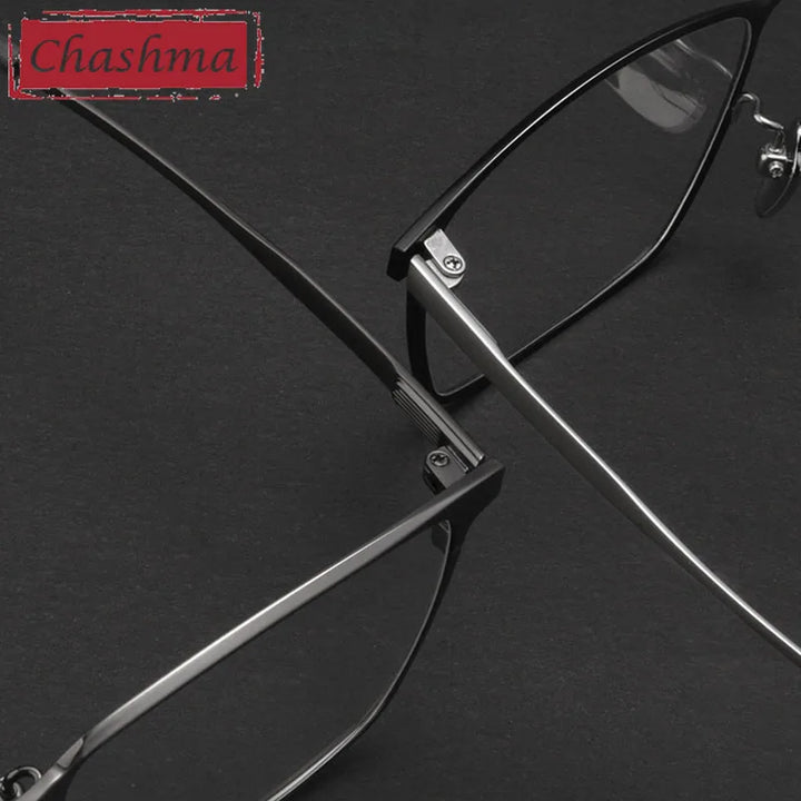 Chashma Unisex Full Rim Square Titanium Eyeglasses 9861 Full Rim Chashma   