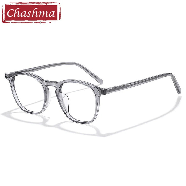 Chashma Ottica Unisex Full Rim Round Square Acetate Eyeglasses 409603