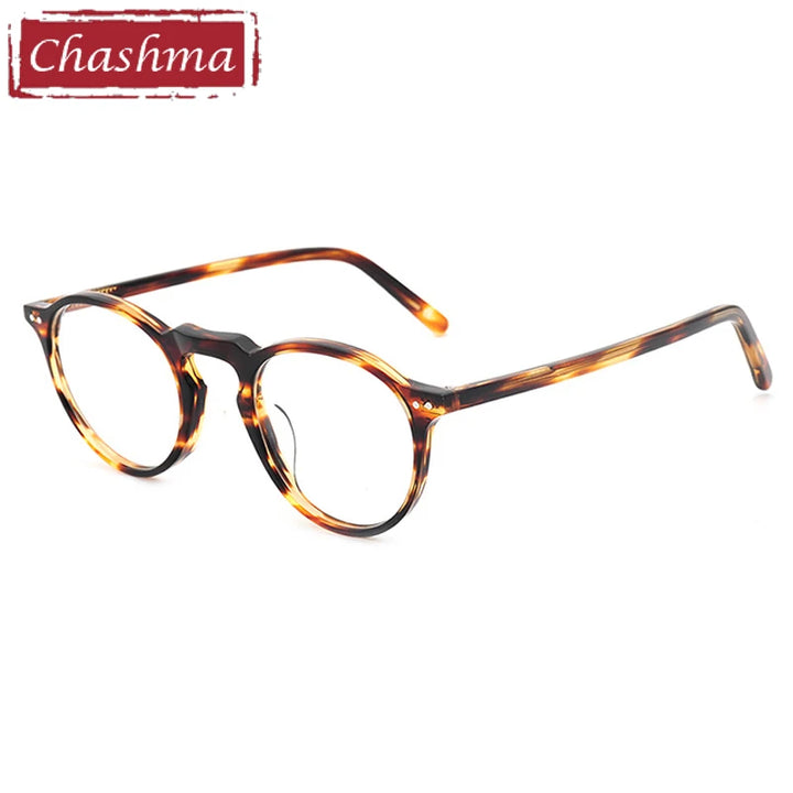 Chashma Women's Full Rim Round Acetate Steel Alloy Eyeglasses 667924