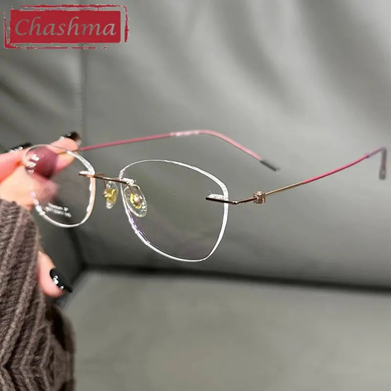 Chashmo Chashma Rimless Cat Eye Eyeglasses 666071 – FuzWeb