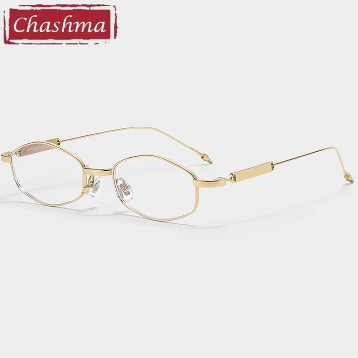 Chashma Unisex Full Rim Oval Square Titanium Eyeglasses 778218
