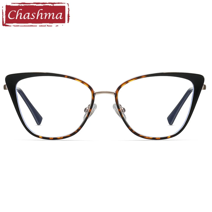 Chashma Women's Full Rim Cat Eye Tr 90 Titanium Eyeglasses 87262 Full Rim Chashma   