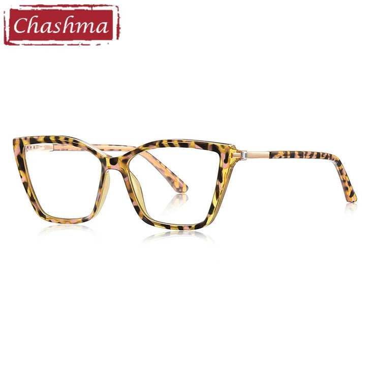 Chashma Ottica Women's Full Rim Cat Eye Tr 90 Titanium Eyeglasses 22384