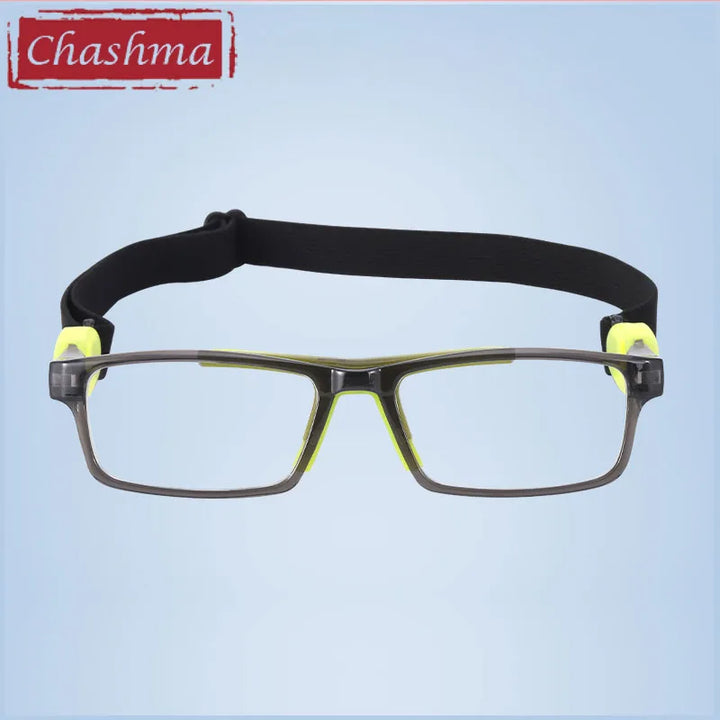 Chashma Ottica Unisex Full Rim Square Tr 90 Titanium Sport Eyeglasses C050 Full Rim Chashma Ottica   