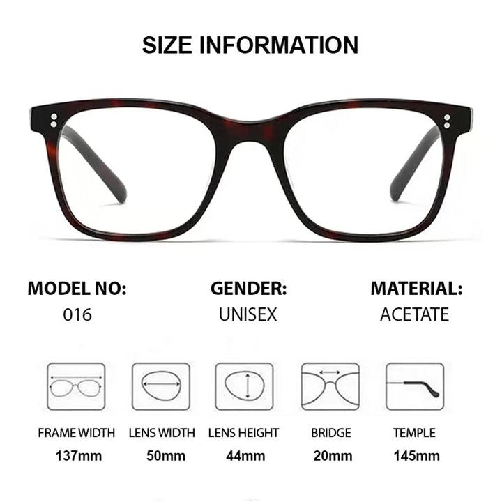 Chashma Ochki Women's Full Rim Square Acetate  Eyeglasses 25016