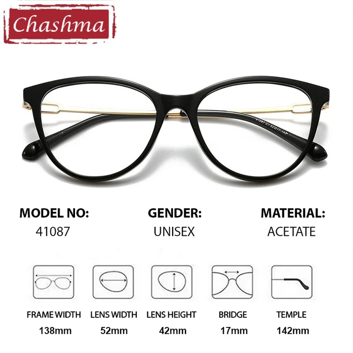 Chashma Ochki Women's Full Rim Cat Eye Acetate Eyeglasses 341087