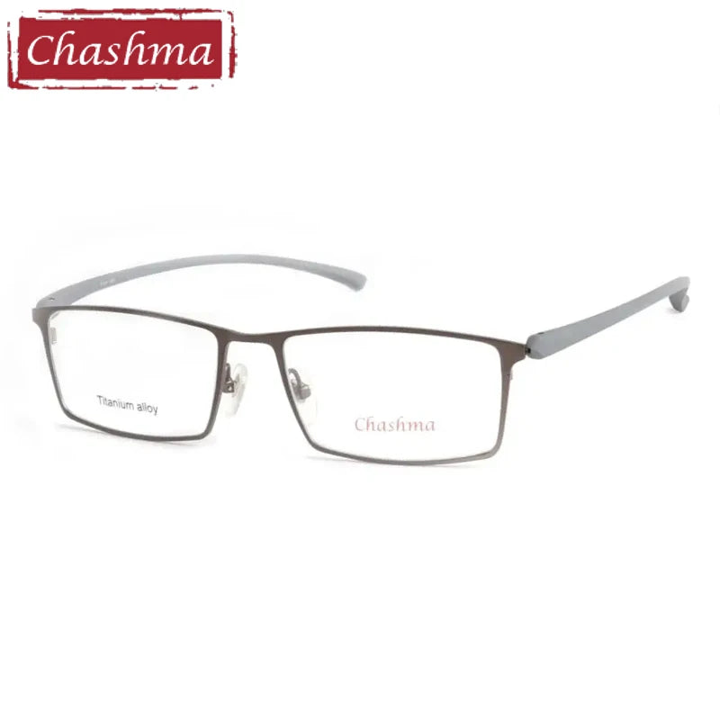 Chashma Women's Full Rim Polygon Square Titanium Eyeglasses 889105