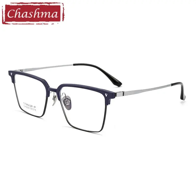 Chashma Unisex Full Rim Square Al Mg Titanium Eyeglasses 92084.