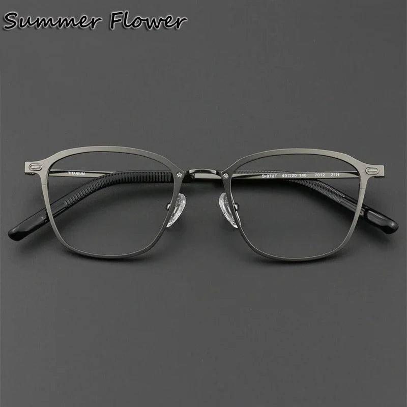 Summer Flower Classic Unisex's Round Full Rim Eyeglasses