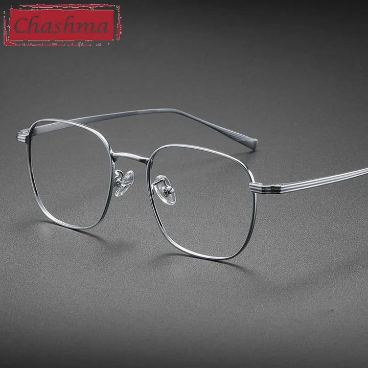 Chashma Unisex Full Rim Square Alloy Eyeglasses 19013 Full Rim Chashma   