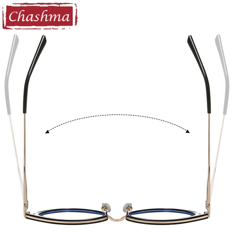 Chashma Women's Full Rim Cat Eye Tr 90 Titanium Eyeglasses 87316 Full Rim Chashma   