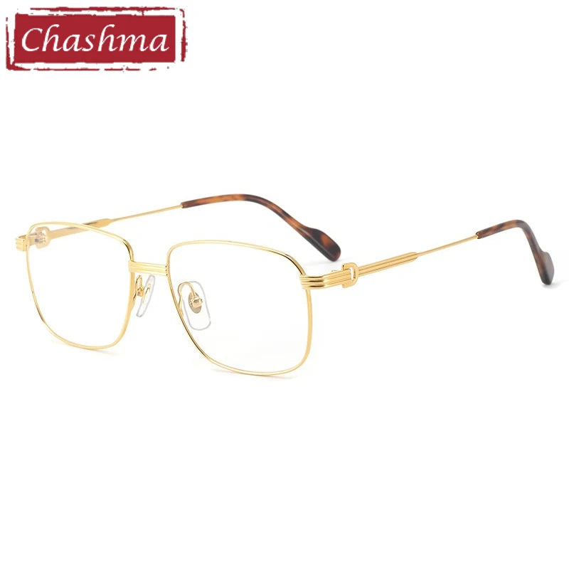 Chashma Ottica Women's Full Rim Square Titanium Eyeglasses 20294