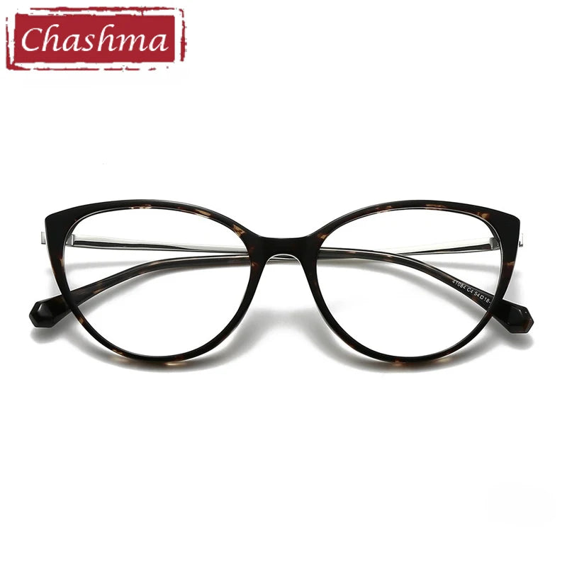 Chashma Ochki Women's Full Rim Cat Eye Fashion Acetate Eyeglasses 341084