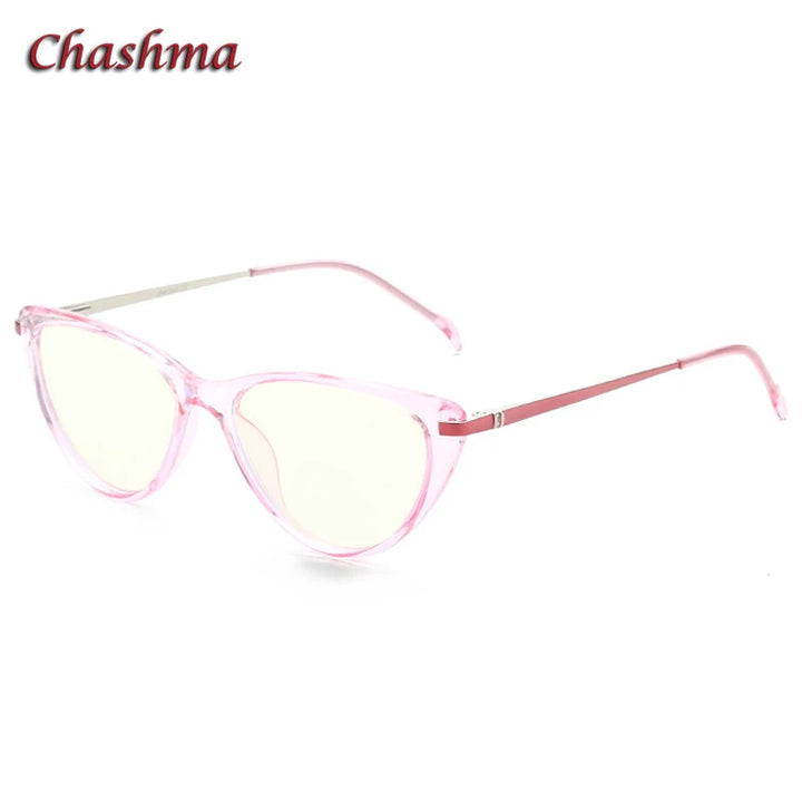 Chashma Ochki Women's Full Rim Cat Eye Tr 90 Titanium Eyeglasses 72003