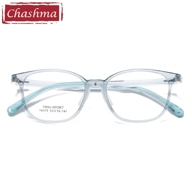 Chashma Ochki Women's Full Rim Square Tr 90 Alloy Eyeglasses 318079