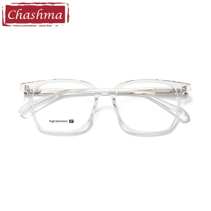 Chashma Ottica Unisex Full Rim Square Acetate Eyeglasses 62127