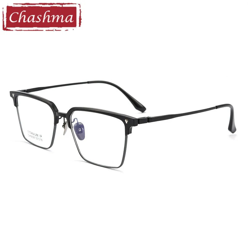 Chashma Unisex Full Rim Square Al Mg Titanium Eyeglasses 92084