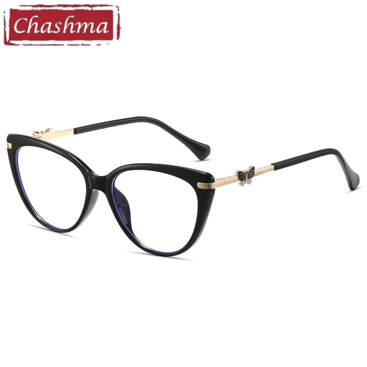 Chashma Women's Full Rim Oval Cat Eye Tr 90 Titanium Eyeglasses 723005