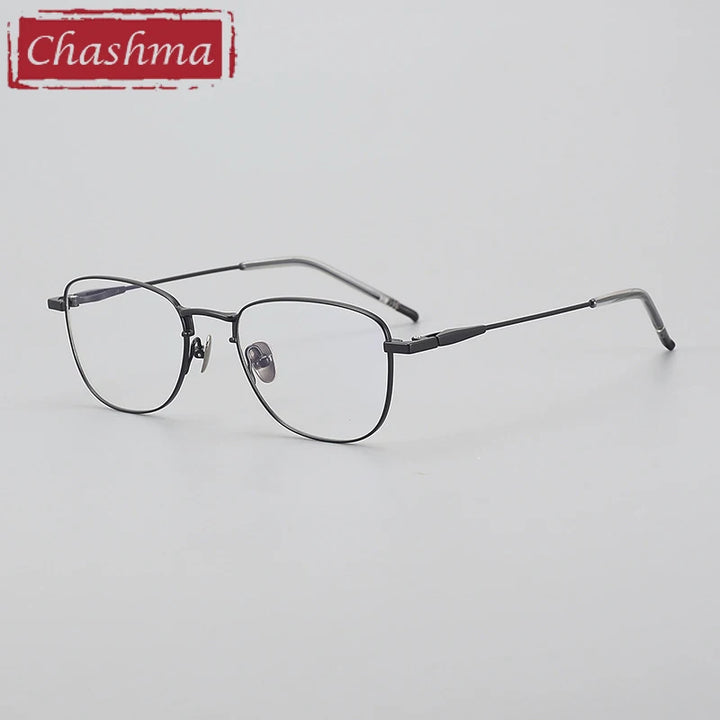 Chashma Unisex Full Rim Polygon Square Titanium Eyeglasses 887465