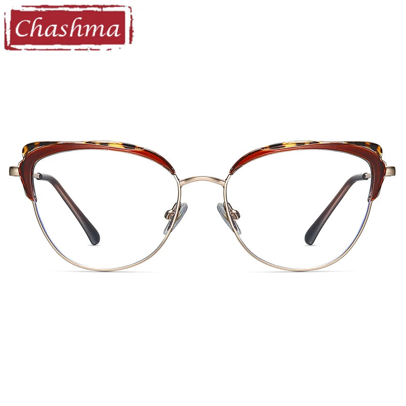 Chashma Women's Full Rim Cat Eye TR 90 Titanium Eyeglasses 87269 Full Rim Chashma   